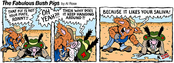 Fly Likes Ronny's saliva