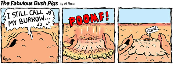 TP sings and his burrow collapses