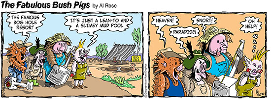 Bog Hole Resort is a lean to