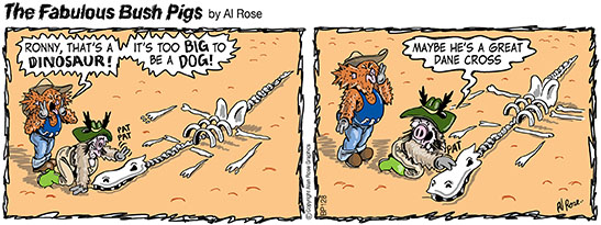 Pigs see Tryannosaurus Rex 2