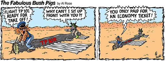 Ronnie has economy airfare