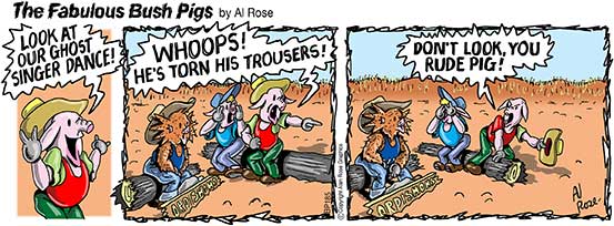 Ghost Singer tears trousers