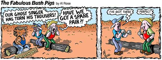 Ghost Singer's spare trousers