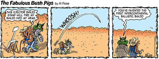 banjo gets fired around the world