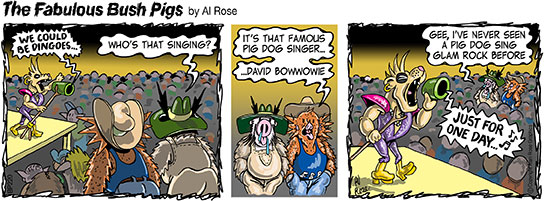 pig dog glam rock singer