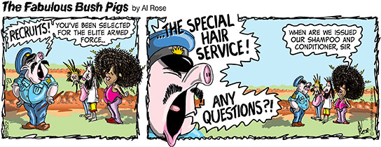special hair service recruits want shampoo