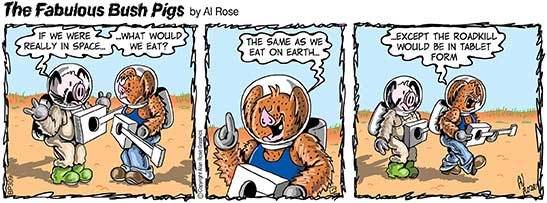 space food roadkill in tablet form