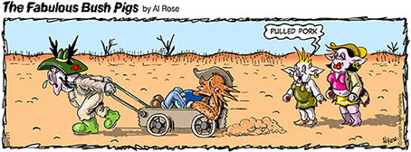 Rotary award winning cartoon strip